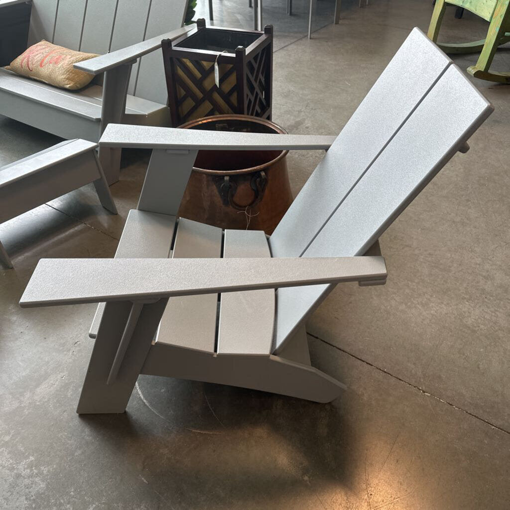 Room & Board Emmet Grey Adirondack Chair - Pair - 30X28.5X32H