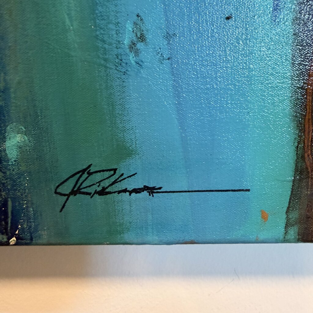 Original Green W/Brown Saguaro By Jack Rickard - 36X48