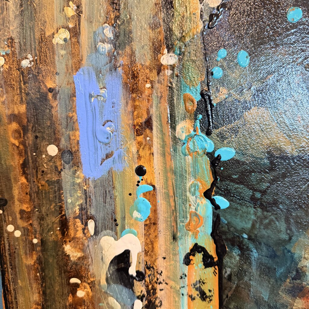 Original Green W/Brown Saguaro By Jack Rickard - 36X48