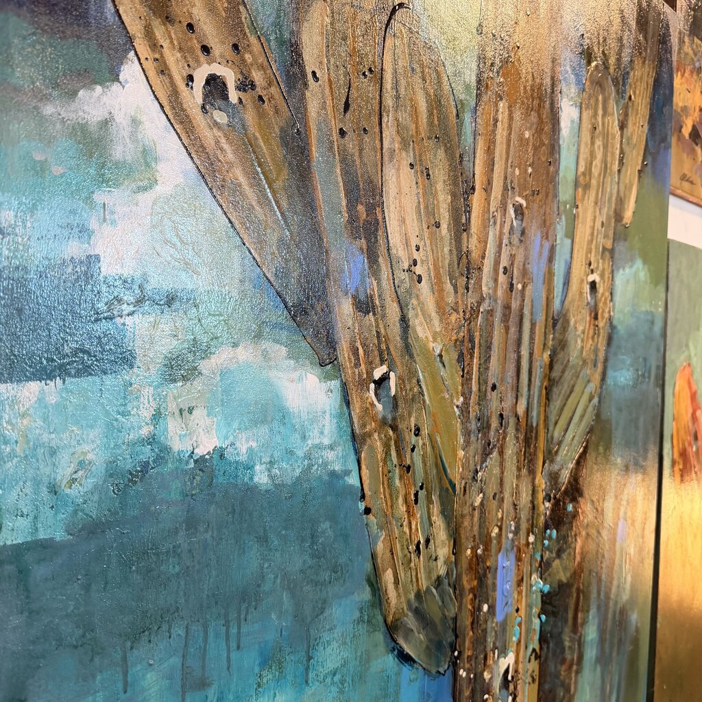 Original Green W/Brown Saguaro By Jack Rickard - 36X48