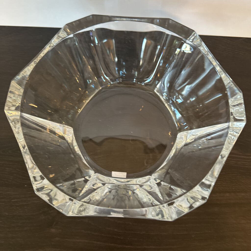 Heavy Crystal Bowl- 10X10X4