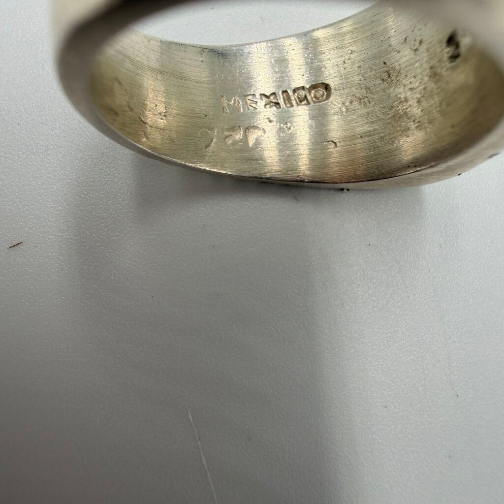 Vintage Sterling Silver Mexican Ring Size 7