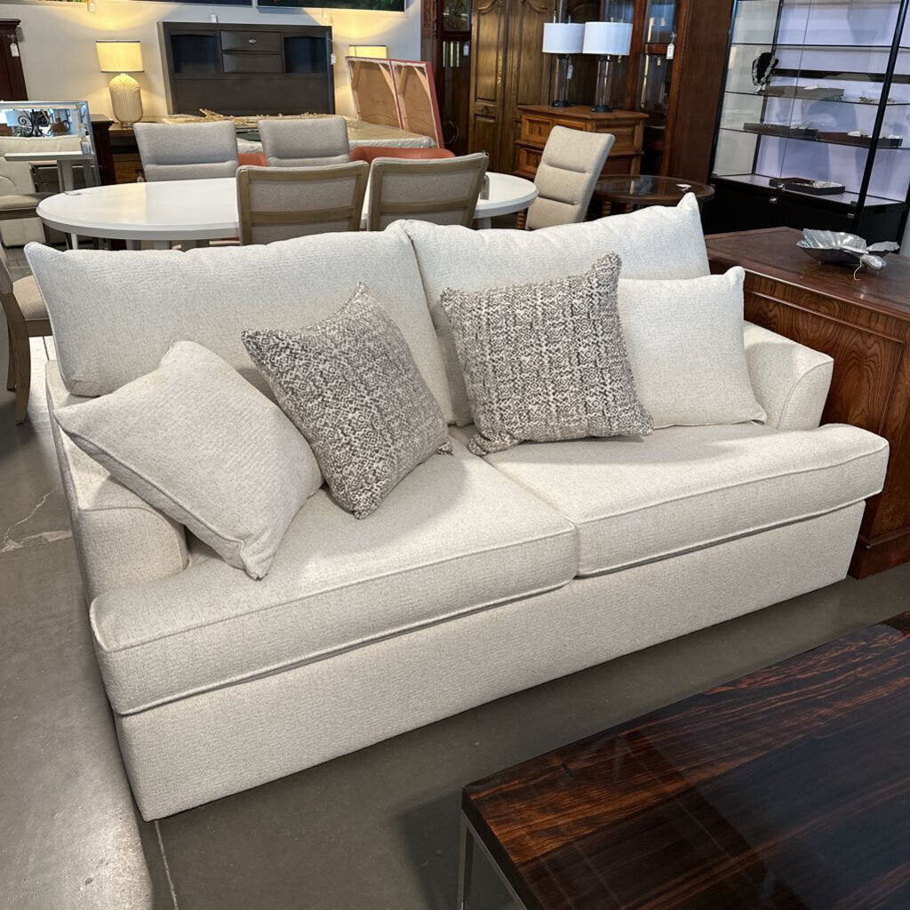 Jaylen II Sand Beige Fabric Sofa- 78X40X38H