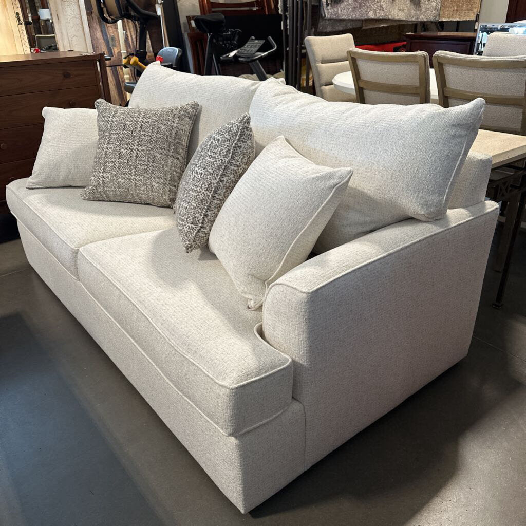 Jaylen II Sand Beige Fabric Sofa- 78X40X38H