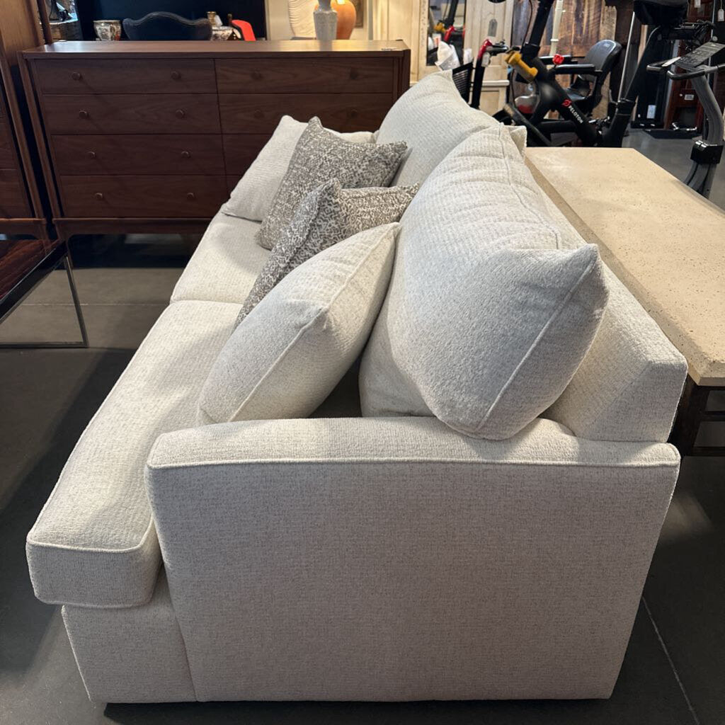 Jaylen II Sand Beige Fabric Sofa- 78X40X38H