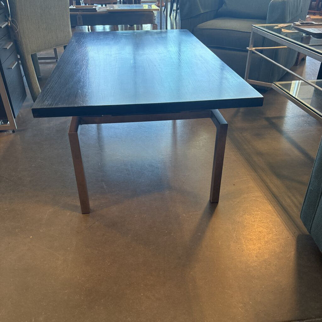Sherrill Occasional Wood & Metal Coffee Table-28X50X19H - AS IS