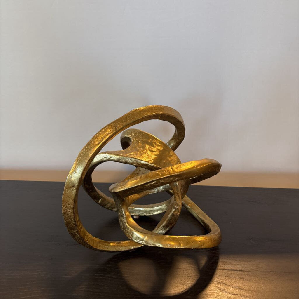 Gold Decorative Knot- 10X10X10