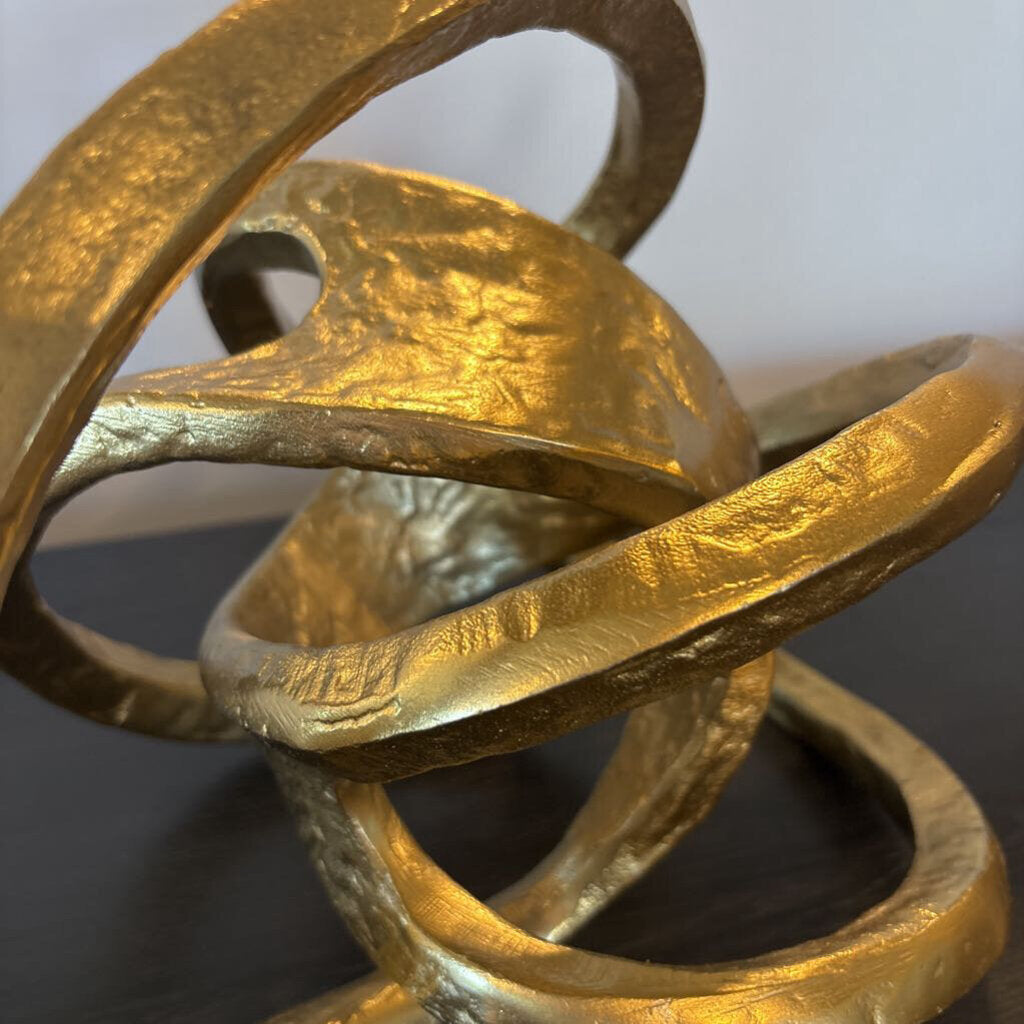 Gold Decorative Knot- 10X10X10