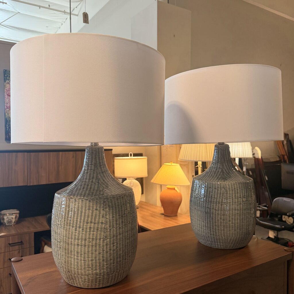 Uttermost Felipe Gray Table Lamps- 19.5X28.5H-Pair