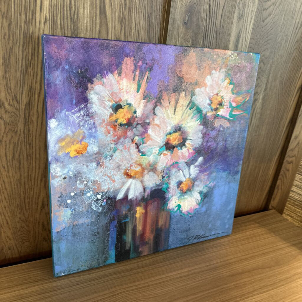 Original 5 Daisy Art By Jack Rickard - 20X20