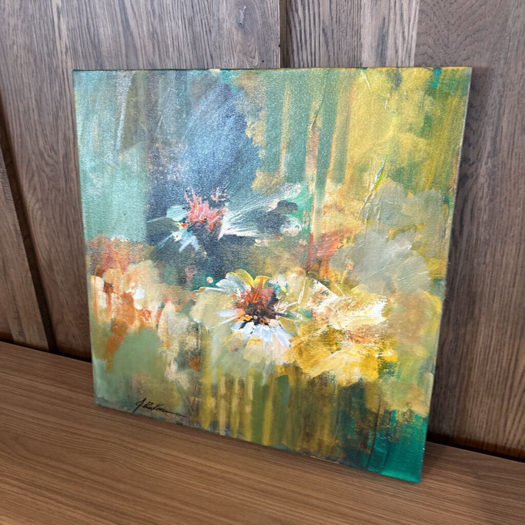 Original Saguaro W/White Blooms By Jack Rickard - 20X20