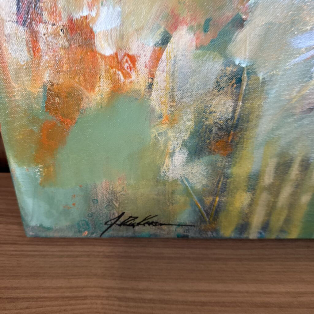 Original Saguaro W/White Blooms By Jack Rickard - 20X20