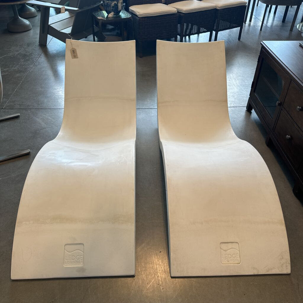 Ledge Lounger Signature Chaise - Pair - 71X22X21 - AS IS
