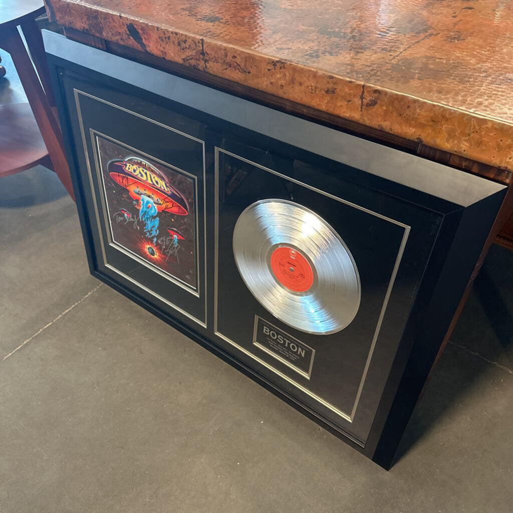 Boston Debut Album Hand Signed By Members- 40X3X28