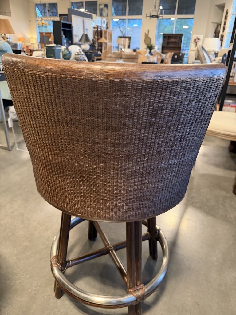 Baker Furniture McGuire Passage Swivel Counter Stool- Set of 4