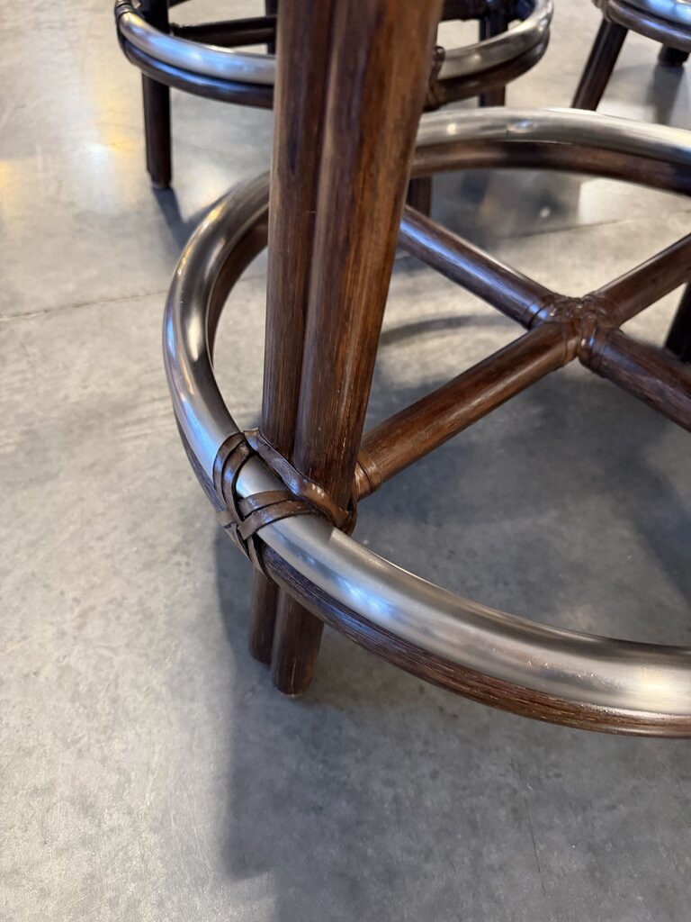 Baker Furniture McGuire Passage Swivel Counter Stool- Set of 4