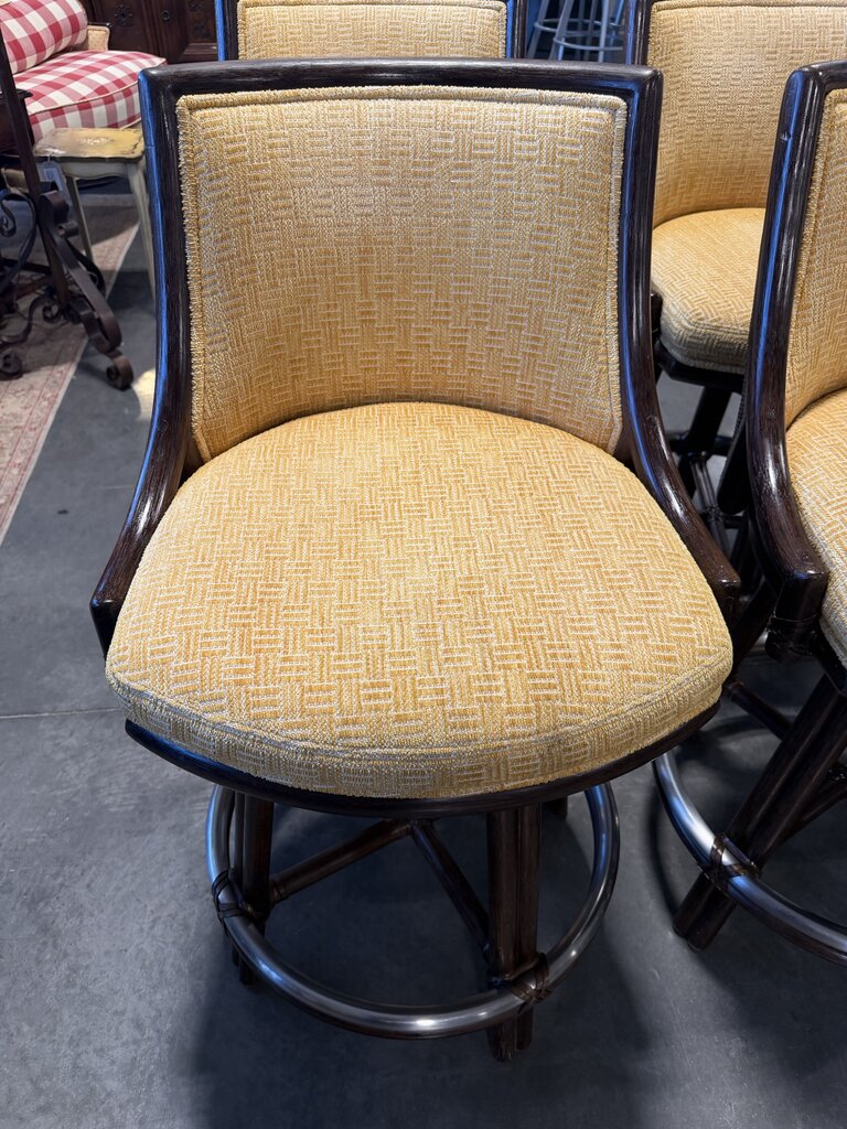 Baker Furniture McGuire Passage Swivel Counter Stool- Set of 4