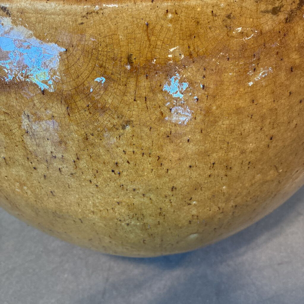 Mustard Glazed Pot- 23X17H