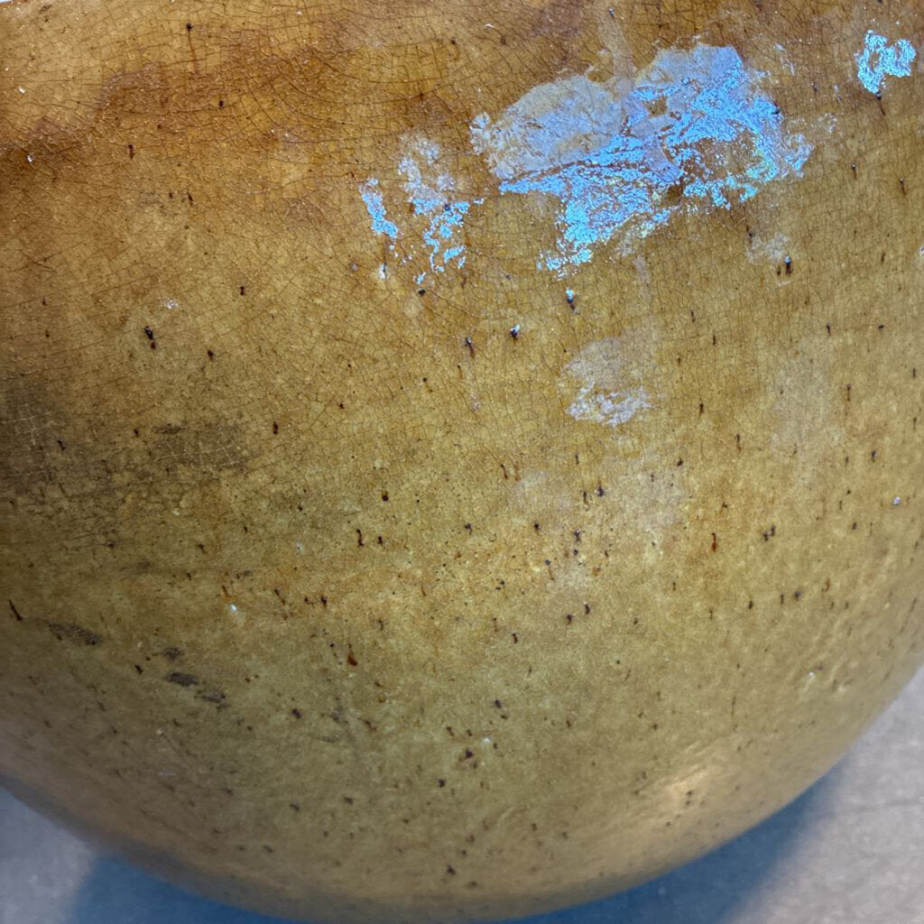 Mustard Glazed Pot- 23X17H
