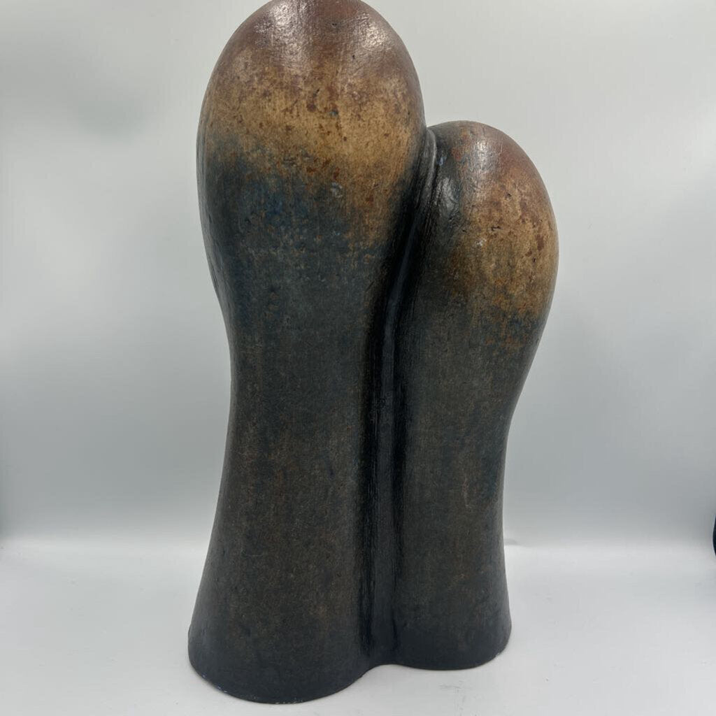 Vintage Modernist Three-Head Sculpture - 9X6X16H