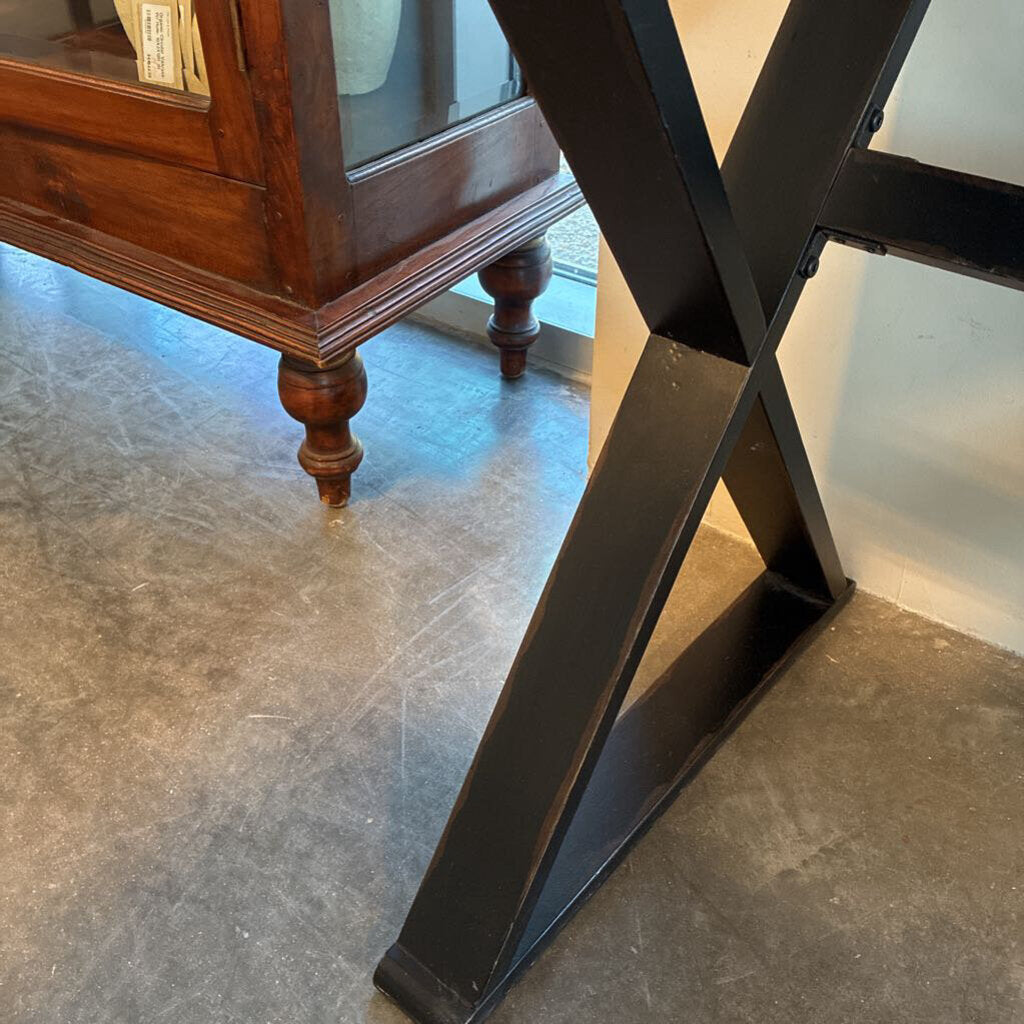 Distressed Wood Secretary Desk - 28X22X35H