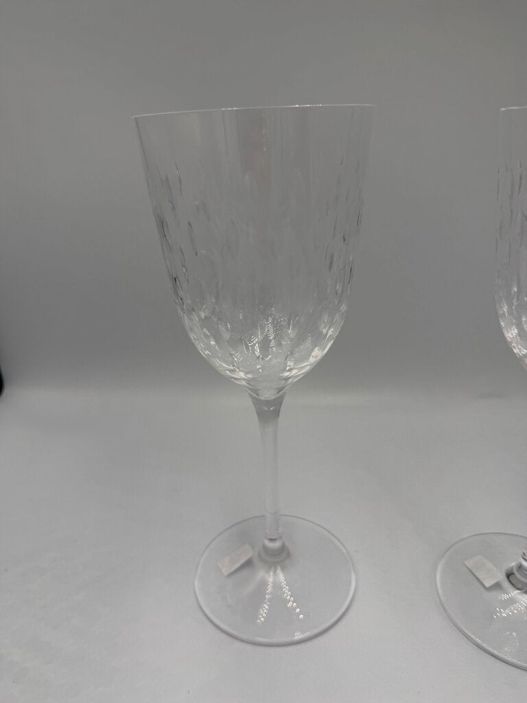 Wedgwood Martha Stewart Shower Wine Glasses Goblets- Set of 6