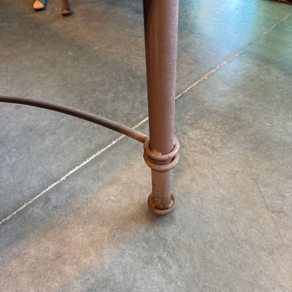 Arizona Iron Coffee Table W/ Tile Inserts- 41X41X17.5H