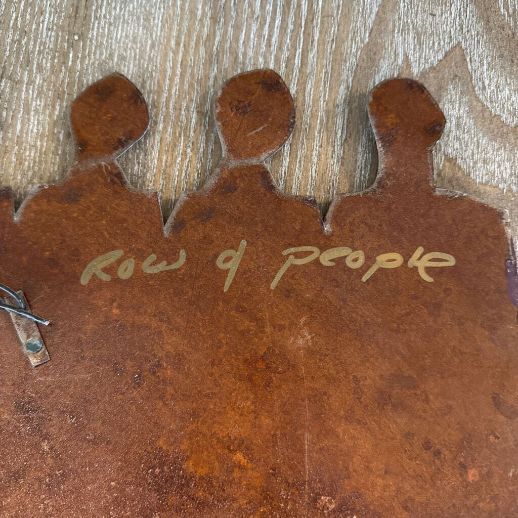 "Row Of People" by Bill & Marcia Finks- 18.5X9H
