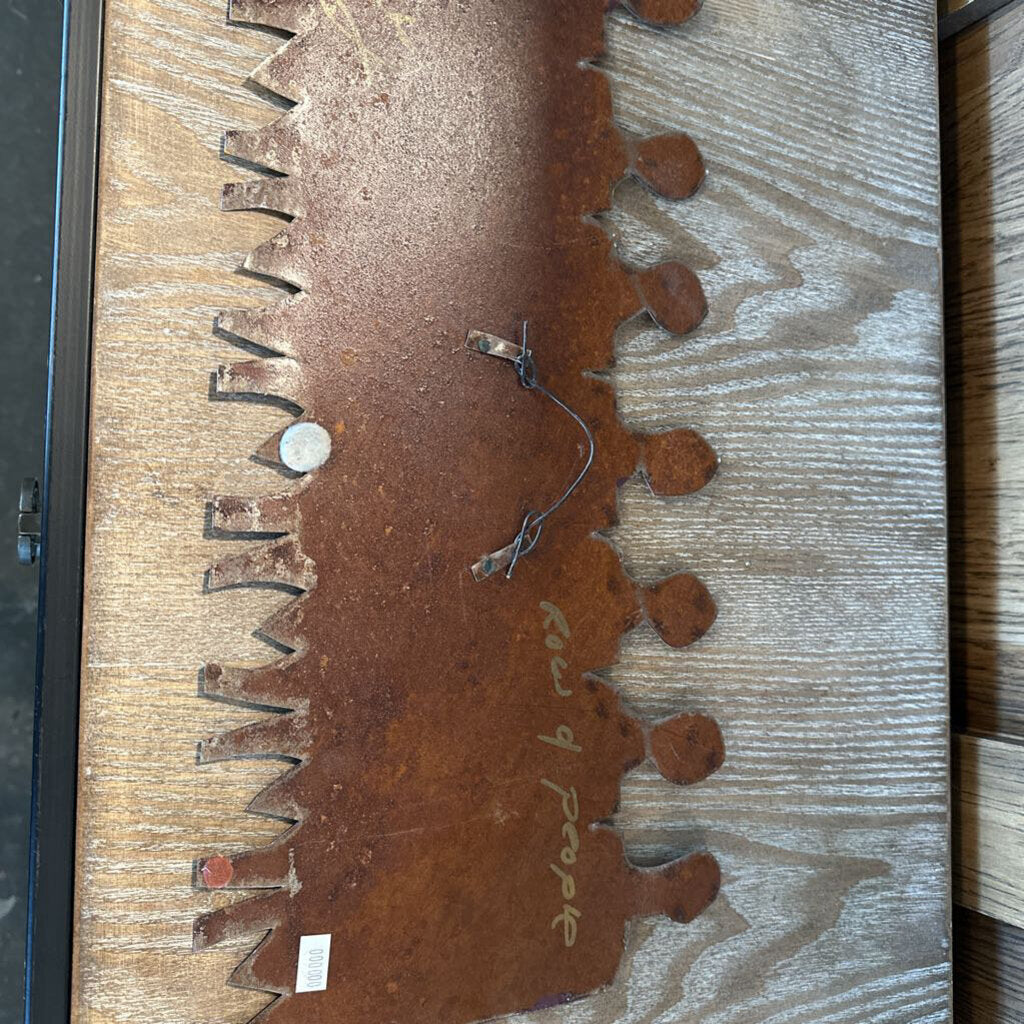 "Row Of People" by Bill & Marcia Finks- 18.5X9H