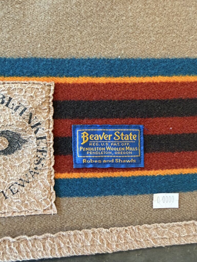 Beaver State Pendleton SW Bulls Blanket-77X62- AS IS