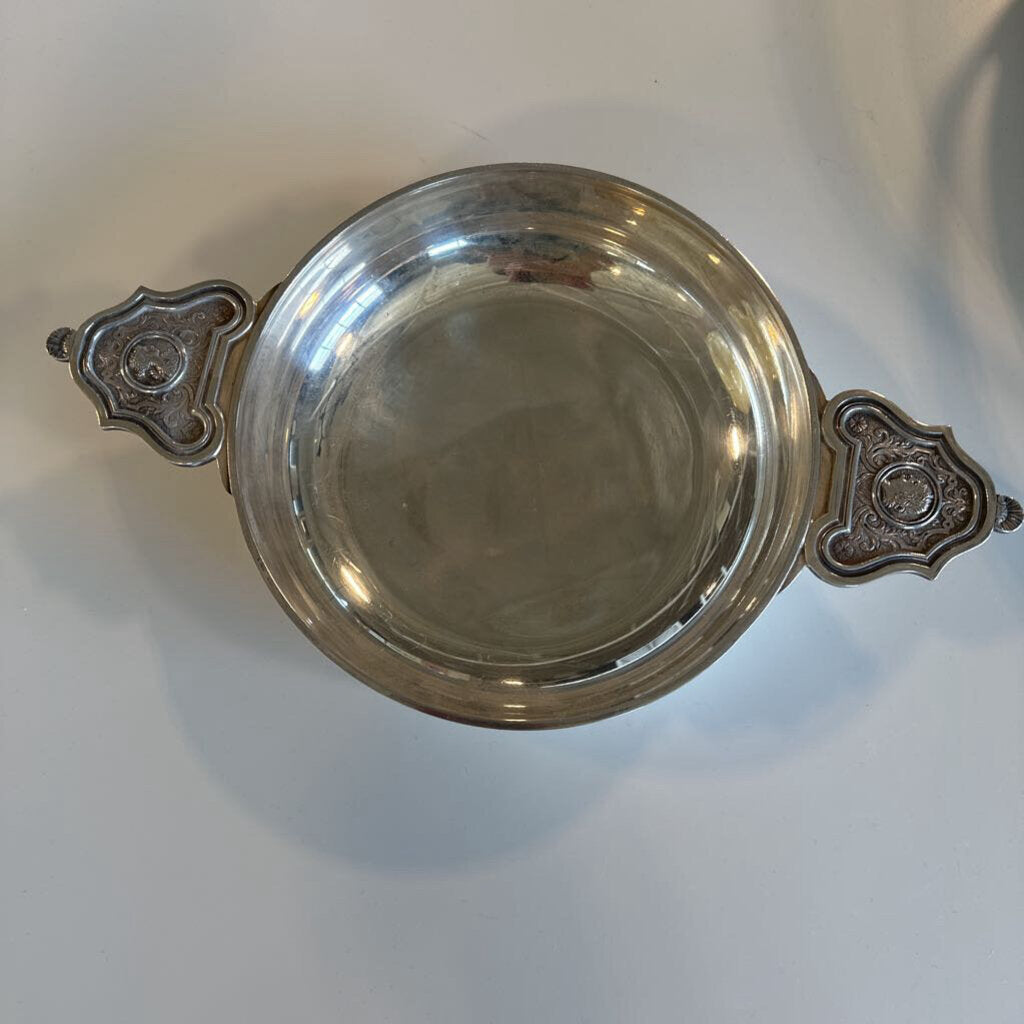 Puiforcat-Paris Silver-Plated Quaish Bowl-12X7.25X2