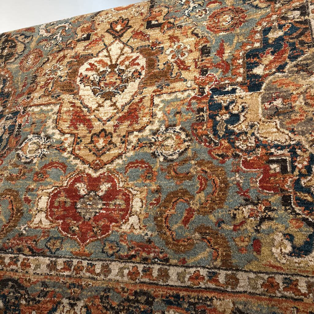 Karastan Spice Market Dhahar Aquamarine Rug- 8X11