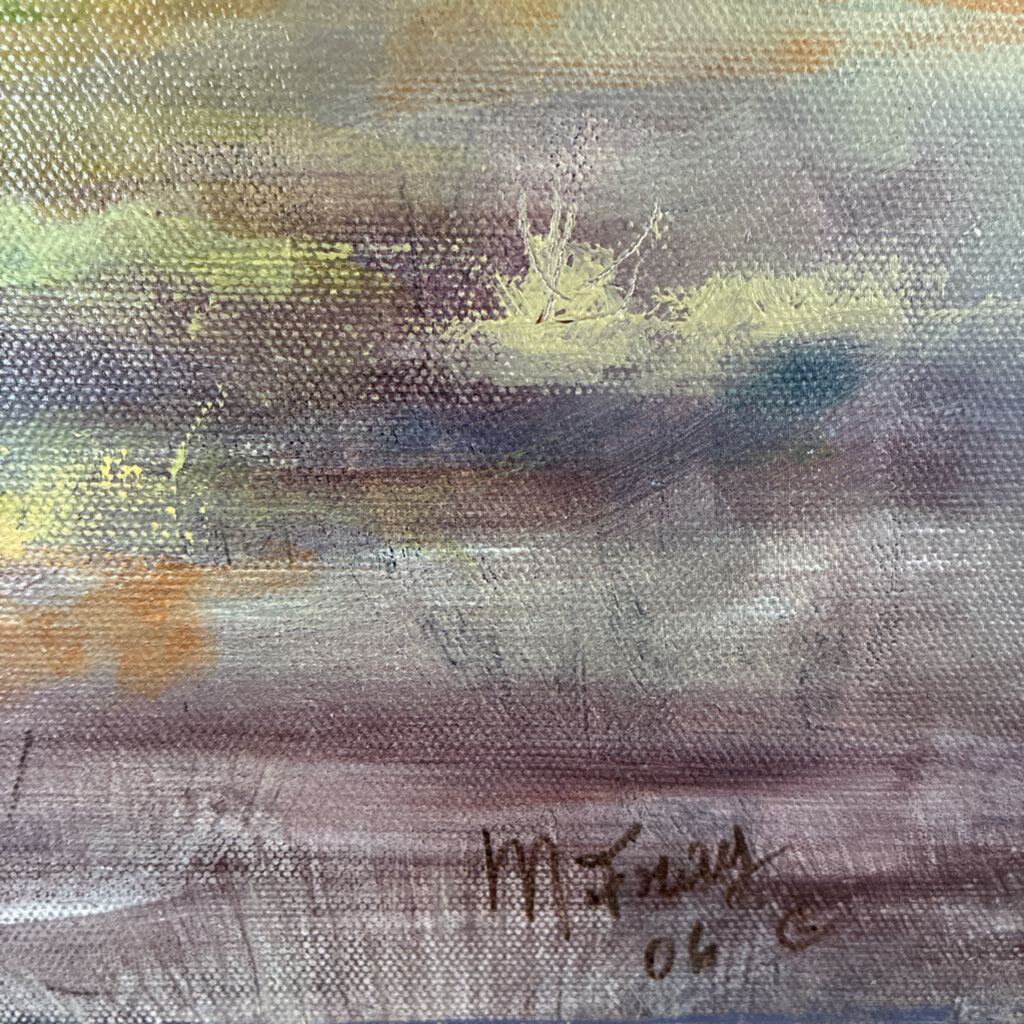 Unframed Original Forest Art By Margherita Fray '06- 30X24