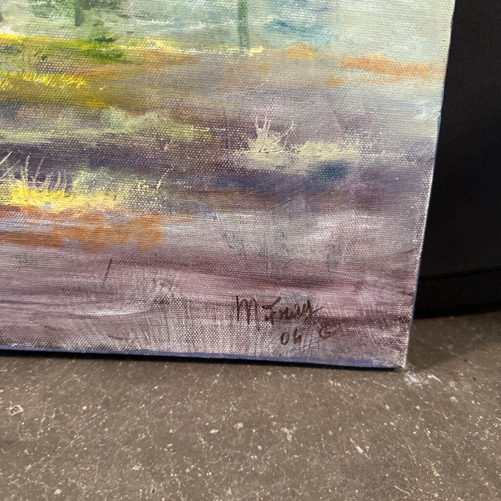 Unframed Original Forest Art By Margherita Fray '06- 30X24