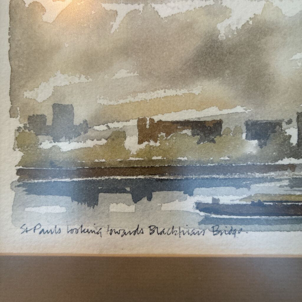 St. Paul's Watercolor by David Griffin - 15X .5X11H