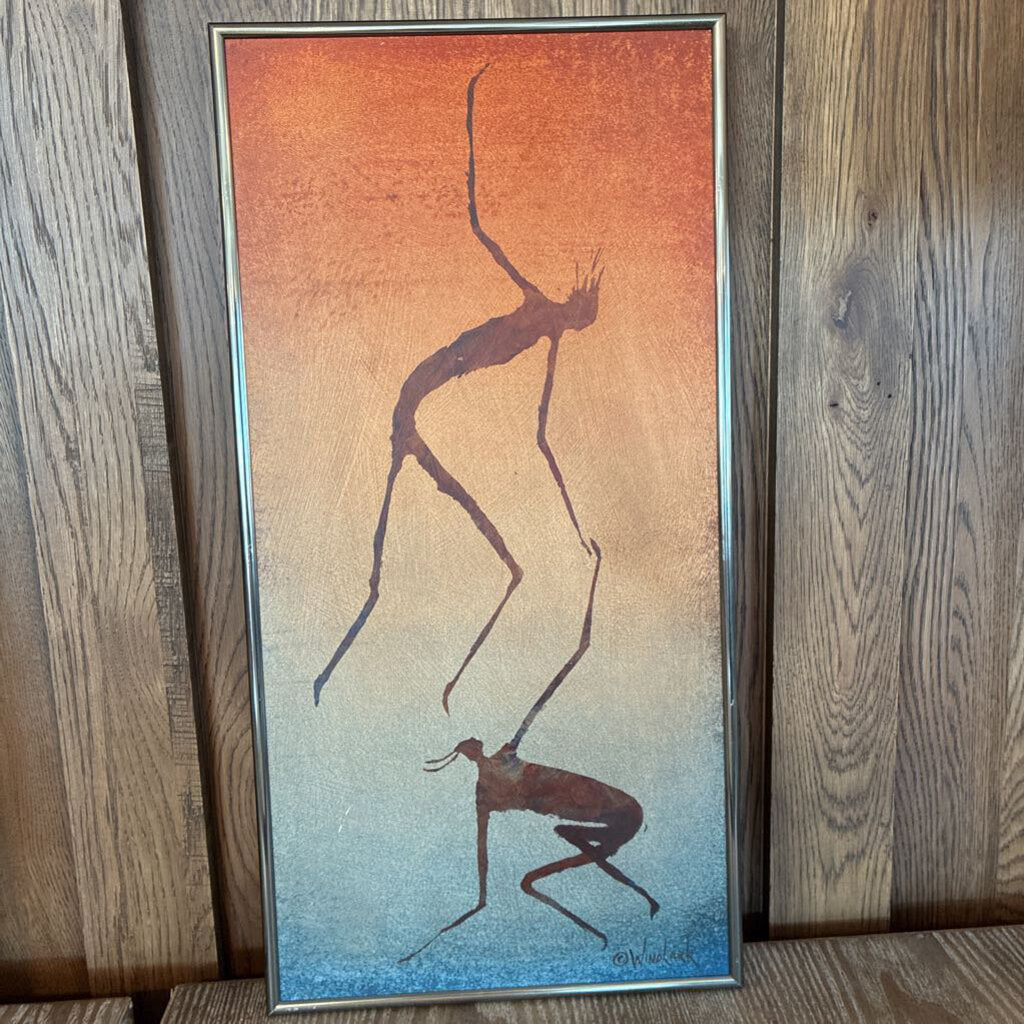 Framed Abstract Art by Windmark - 12.5X1X24.5H