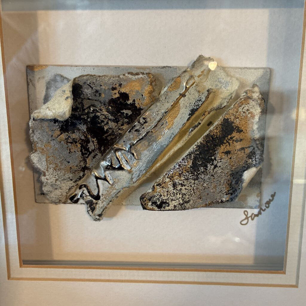 Mixed Media Signed Art #2 - 12X1.5X12