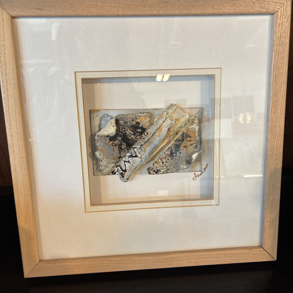 Mixed Media Signed Art #2 - 12X1.5X12
