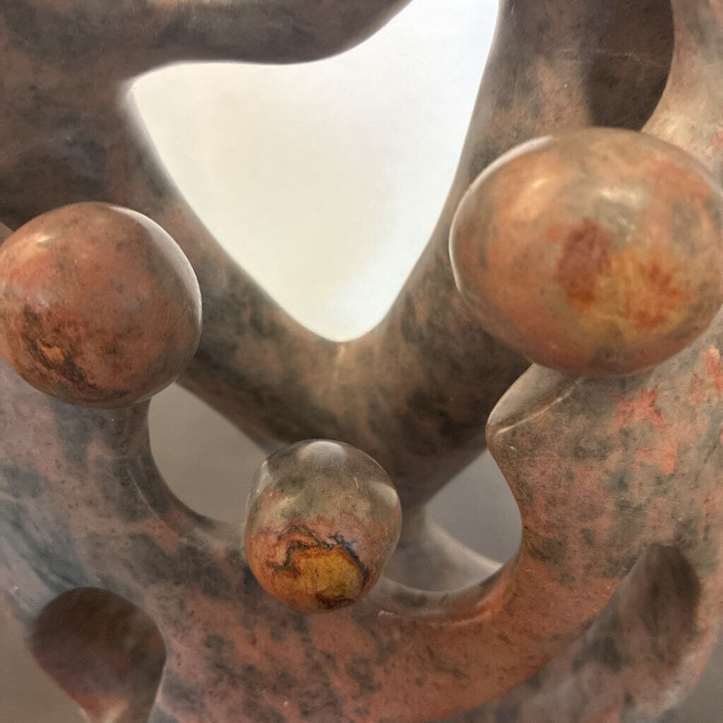 Shona Stone Family Sculpture - 5X4X12.5H