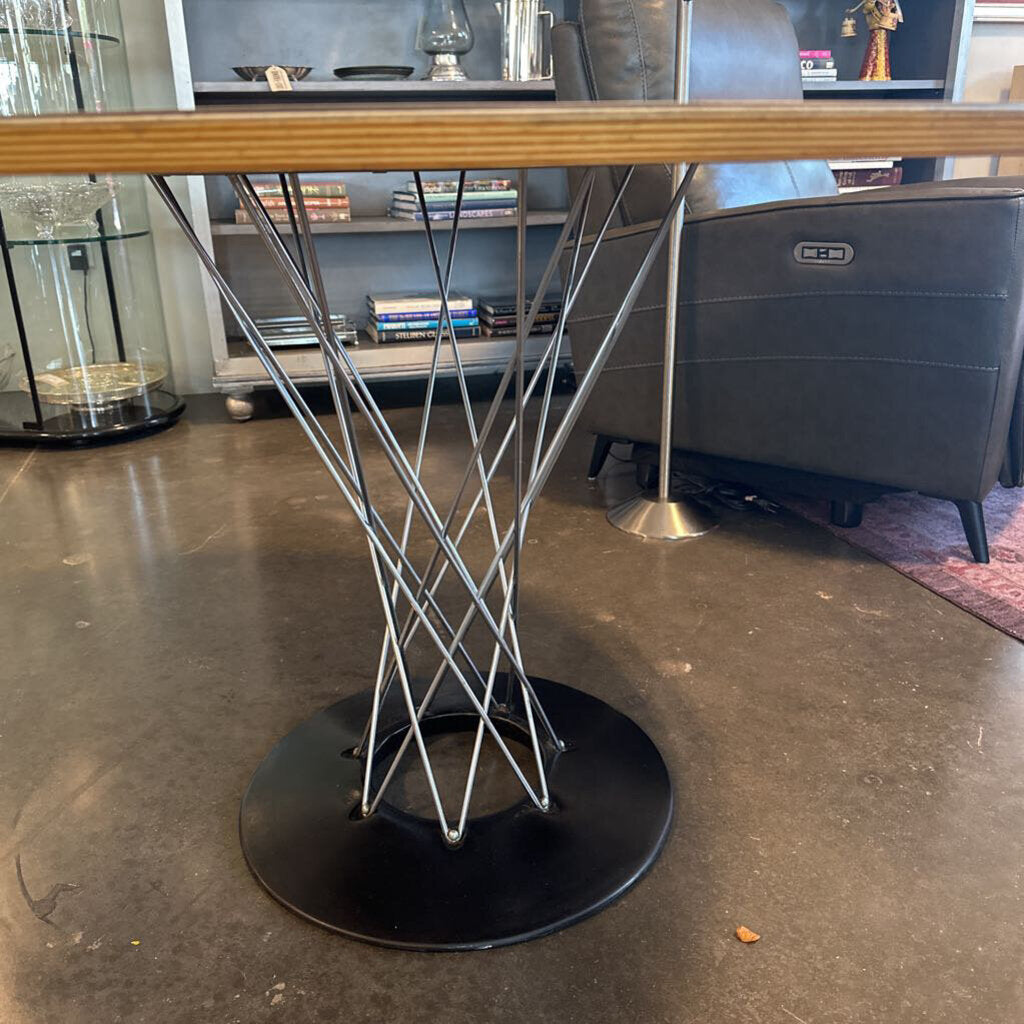 Vintage 1960s Knoll Isamu Noguchi Design Cyclone Dining Table - 48X28.5H