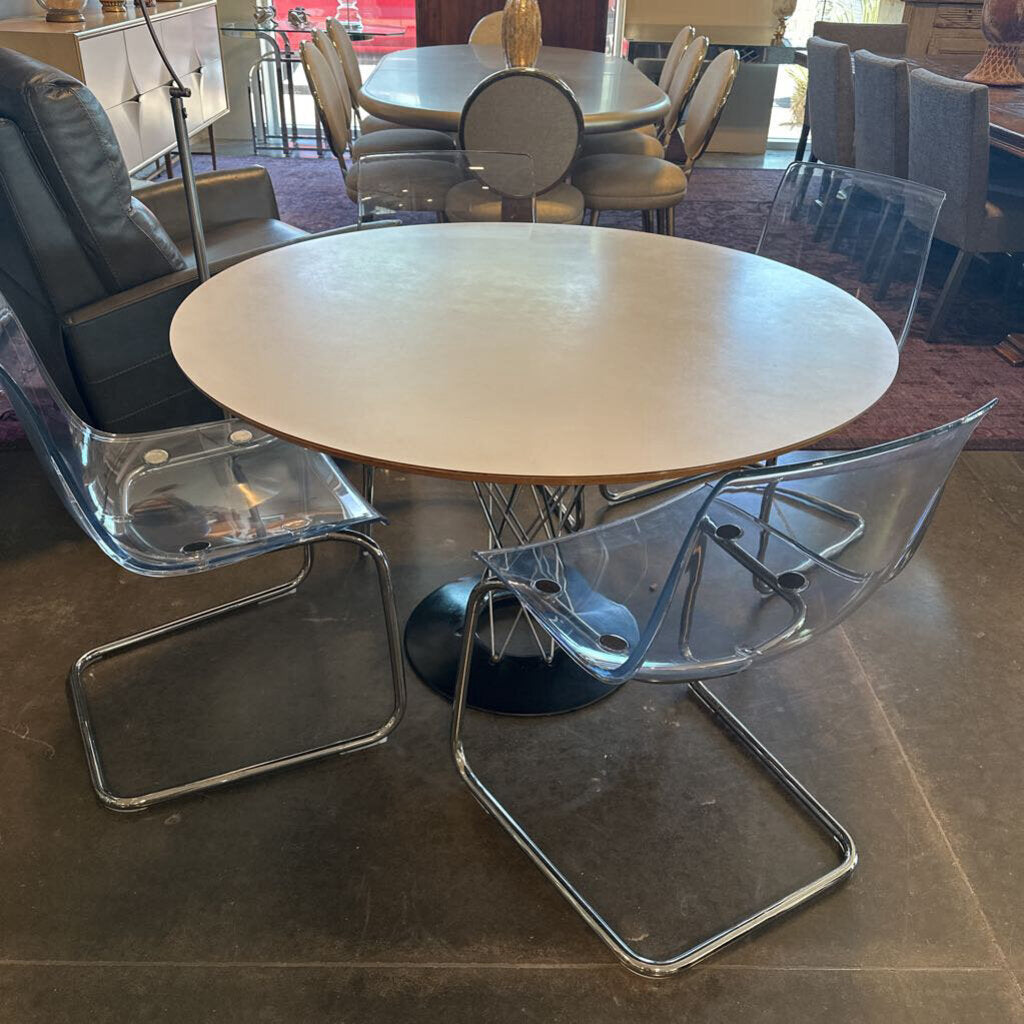 Vintage 1960s Knoll Isamu Noguchi Design Cyclone Dining Table - 48X28.5H