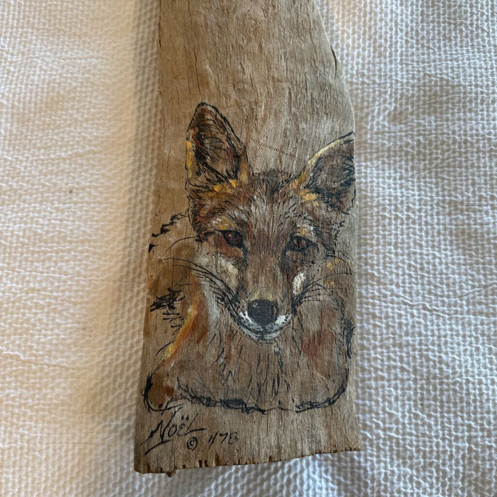 Vintage Wood Hand Painted Wildlife By Noel-Set of 3 - 5X2X27