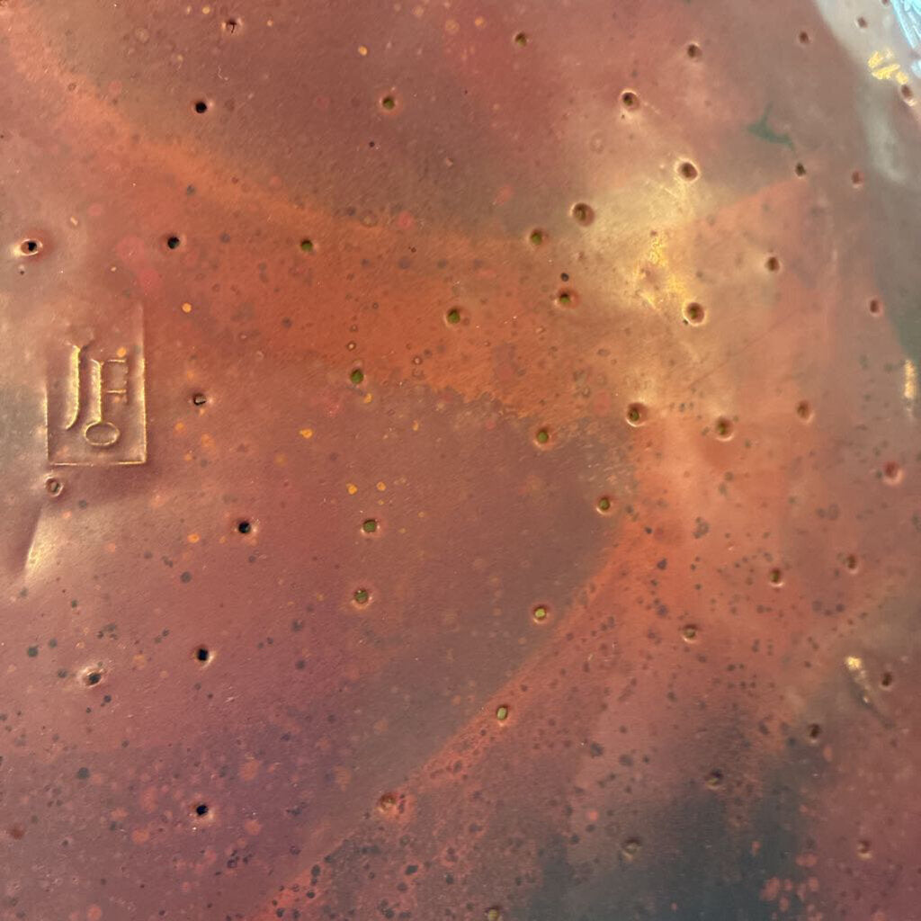 Copper Wrapped Lamp W/ Copper Shade - 21X23H