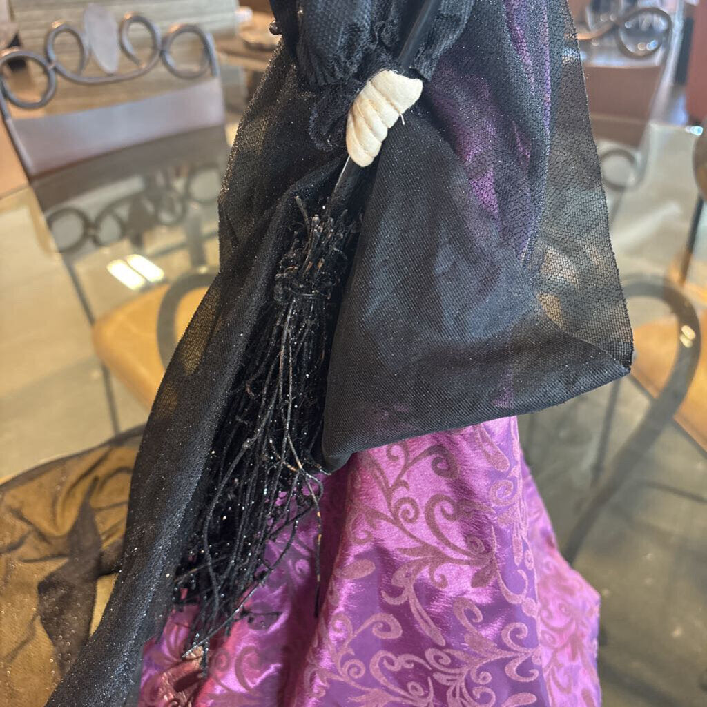 Wicked Websters Halloween Witch Doll - 12X6X27H