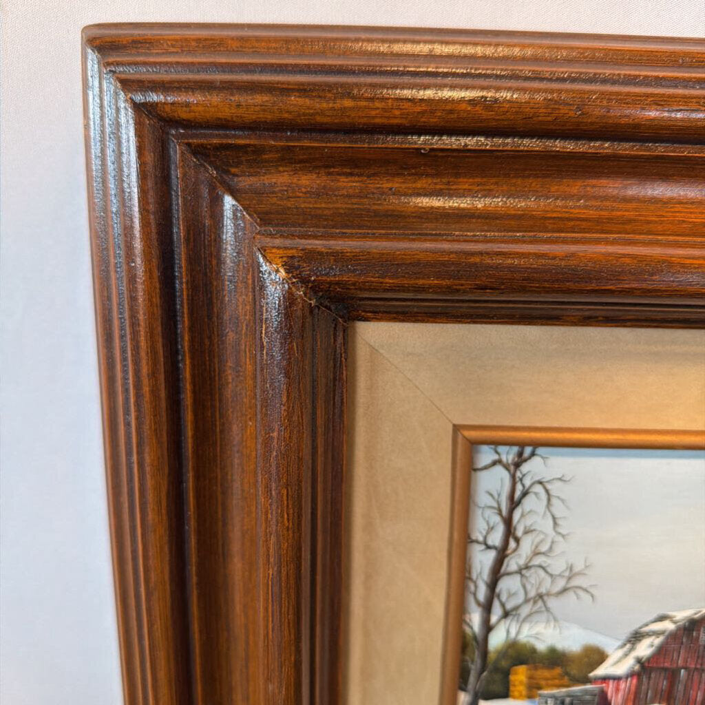 Original Framed Art By Robert McFarren- 10.5X14.5