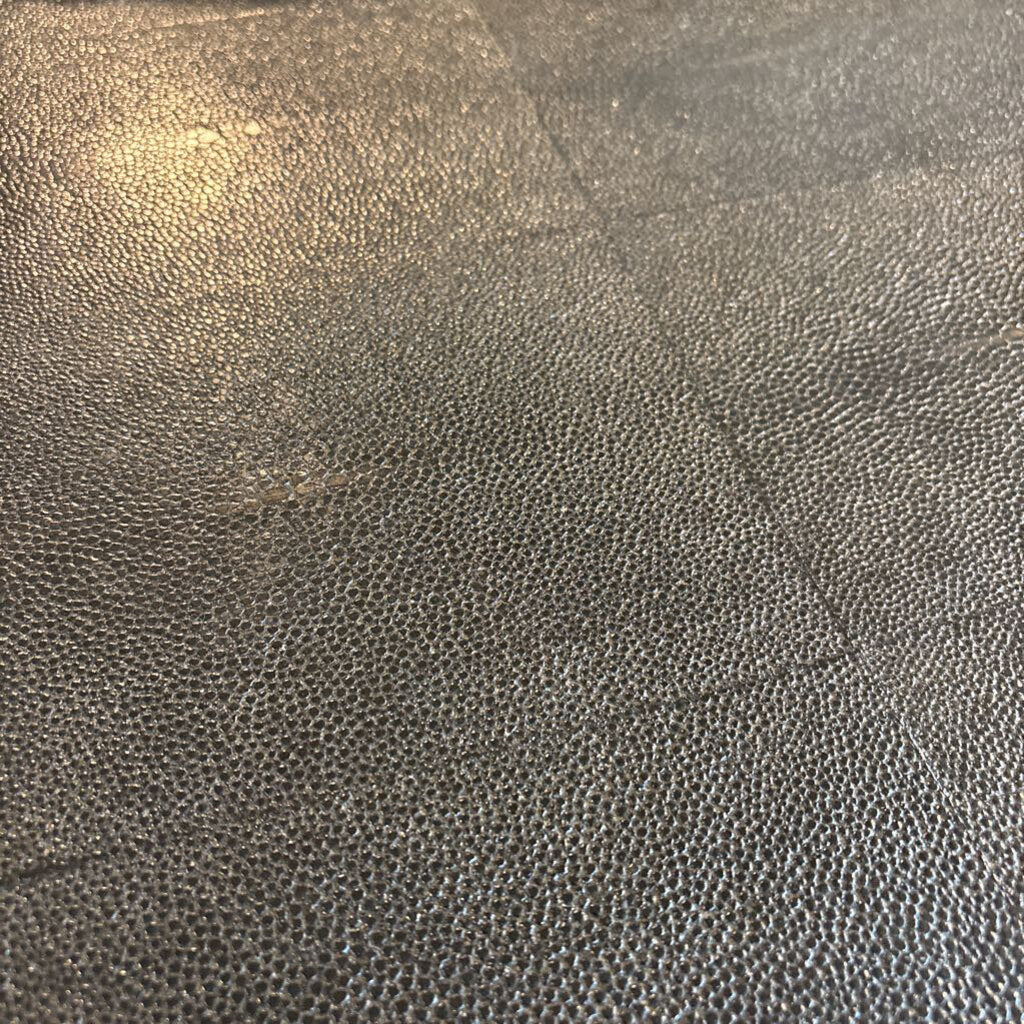 Made Goods Black Faux Shagreen Sorin 2 Drawer Desk-54X20X31