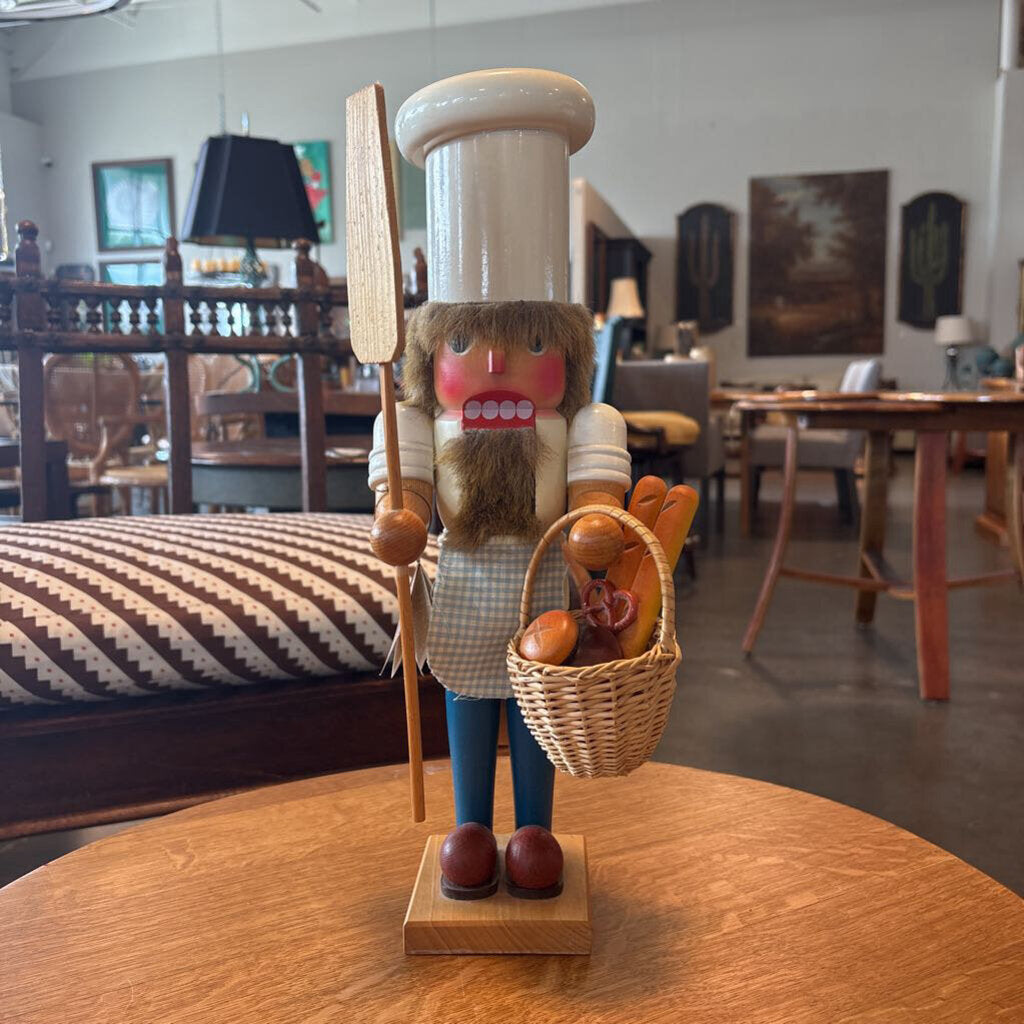 Holzkunst Christian Ulbricht Nutcracker Chef Baker-5.5X18.5X7