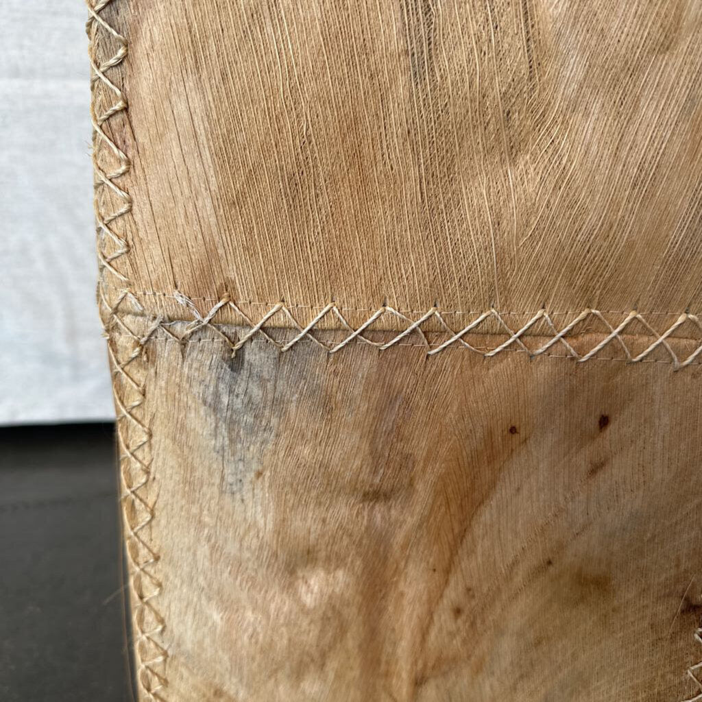 Palm Frond Square Ottoman (2) - 16X16X17.5 - AS IS