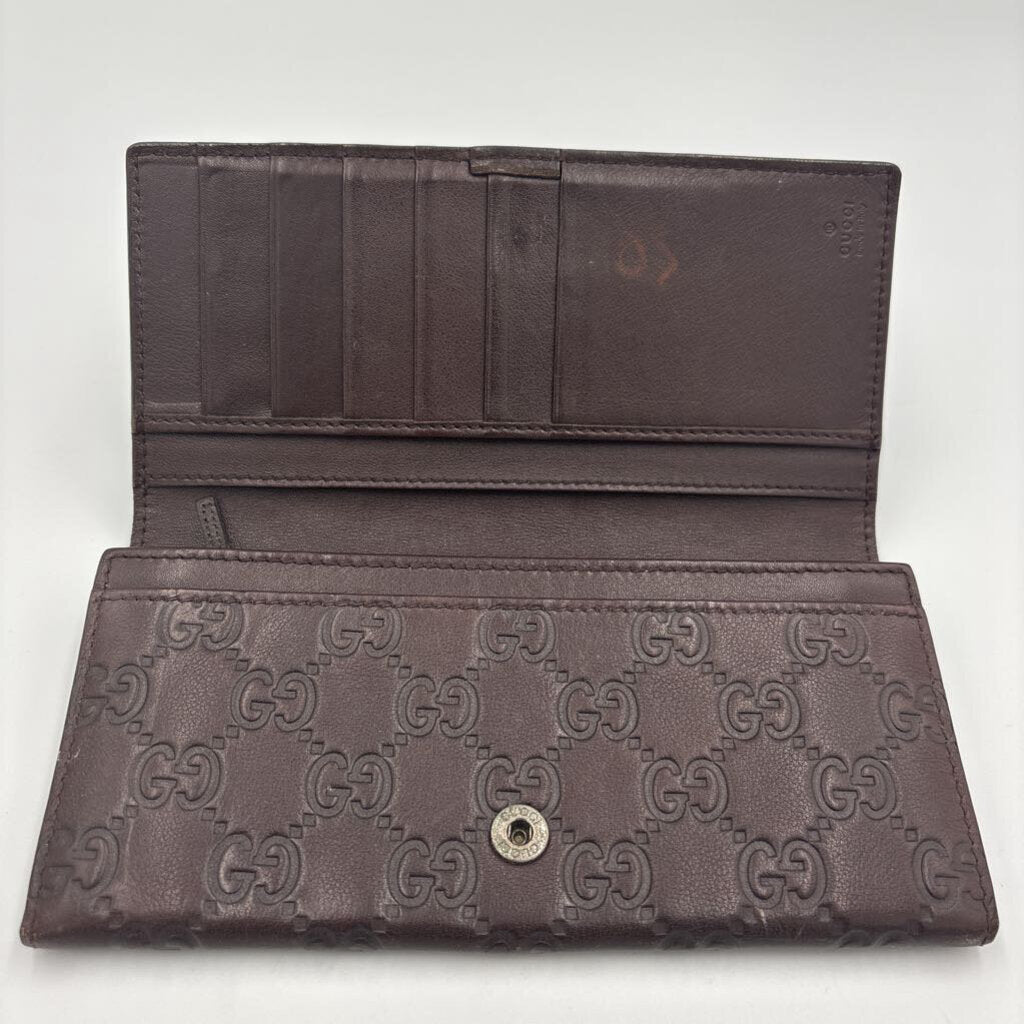 Vintage Gucci Guccissima Long Wallet