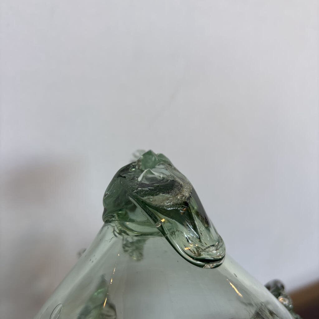 Hand Blown Fish Vase- 8X8X8H - AS IS